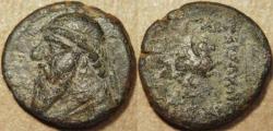 Ancient Coins - PARTHIA, MITHRADATES II (123-88 BCE) AE tetrachalkous, Rhagae, Sell 26.26. SCARCE!