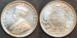 Ancient Coins - BRITISH INDIA, George V Silver 1/4 rupee, Calcutta mint, 1936. SUPERB, almost UNCIRCULATED.