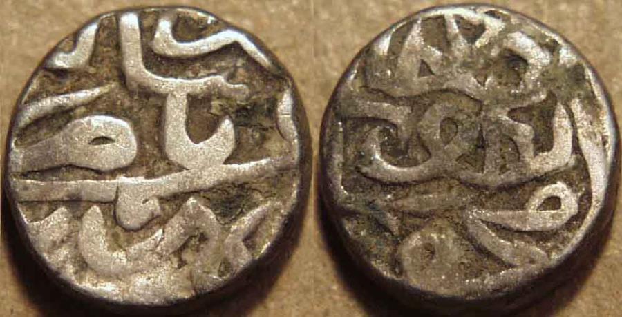World Coins - INDIA, GUJARAT SULTANATE, Nasir al-din Mahmud Shah III: Silver half tanka