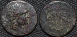 Ancient Coins - BACTRIA: Euthydemos II (Euthydemus) Cupro-Nickel Di-chalkon: SCARCE and CHOICE!