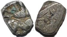 Ancient Coins - INDIA, SURASENA janapada, silver (AR) 1/2 karshapana, van't Haaff 1.2. SCARCE!