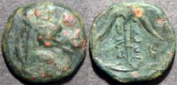 Ancient Coins - SELEUCID (SELEUKID) KINGDOM, Seleucos (Seleukos) I AE unit (chalkous), Uncertain mint in Bactria. EXTREMELY RARE!