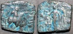 Ancient Coins - INDO-SCYTHIAN: Maues AE penta-chalkon. SCARCE!