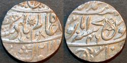 Ancient Coins - BRITISH INDIA, BENGAL PRESIDENCY: Silver rupee in the name of Shah Alam II, Banaras, AH 1218, RY 46. SUPERB!