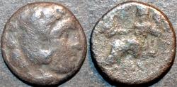 Ancient Coins - SELEUCID (SELEUKID) KINGDOM, Seleucos (Seleukos) I AR drachm, Alexandrine type, Uncertain mint in Bactria. RARE & BARGAIN-PRICED!