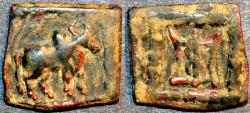 Ancient Coins - INDO-GREEK: Apollodotus II AE chalkous. CHOICE!
