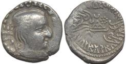 Ancient Coins - INDIA, WESTERN KSHATRAPAS: Vijayasena (239-250 CE) Silver drachm, as Mahakshatrapa, year S. 162
