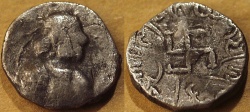Ancient Coins - INDIA, PARATARAJAS (PARATA RAJAS), Yolamira Silver hemidrachm, RARE and CHOICE!