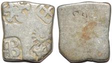 Ancient Coins - INDIA, MAURYA: Series Va punchmarked silver karshapana, GH 506. CHOICE!
