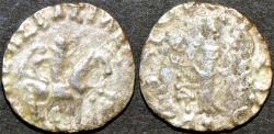 Ancient Coins - INDO-SCYTHIAN, AZES I Silver drachm, Senior 82, SCARCE!