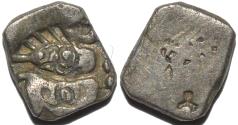 Ancient Coins - INDIA, SURASENA janapada, silver (AR) 1/2 karshapana, van't Haaff 1.15. SCARCE and CHOICE!