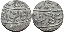 World Coins - BRITISH INDIA, BENGAL PRESIDENCY: Silver rupee in the name of Shah Alam II, Banaras, AH 1198, RY 26. SUPERB!
