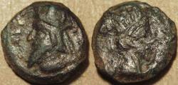 Ancient Coins - PARTHIA, VOLOGASES III (105-147 CE) AE tetrachalkon, Seleucia, Sell 79.48. VERY RARE!