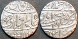 Ancient Coins - BRITISH INDIA, BENGAL PRESIDENCY: Silver rupee in the name of Shah Alam II, Banaras, AH 1226, RY 49. CHOICE!