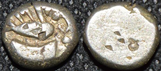 Ancient Coins - INDIA, SURASENA janapada, silver (AR) 1/2 karshapana, van't Haaff 1.9. SCARCE and CHOICE!