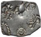 Ancient Coins - INDIA, MAGADHA: Series I AR punchmarked karshapana GH 253. VERY RARE and SUPERB!