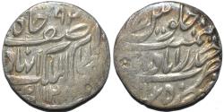 Ancient Coins - INDIA, HYDERABAD, Afzal ad-Daula (1857-69) Silver rupee ino Asaf Jah, Hyderabad, AH 128(0), RY 7.