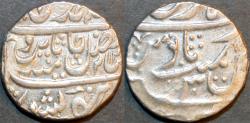 Ancient Coins - INDIA, MUGHAL, Shah Alam II (1759-1806) Silver rupee, issued by Madhoji Sindhia, Hathras, RY 30. SCARCE & CHOICE!