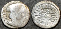 Ancient Coins - INDIA, INDIA, WESTERN KSHATRAPAS: Yasodaman II (315-332 CE) Silver drachm, year S. 24x. SCARCE & BARGAIN-PRICED!