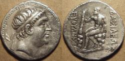 Ancient Coins - BACTRIA (BAKTRIA): Euthydemos (Euthydemus) I AR tetradrachm. CHOICE!