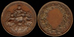 World Coins - 1877 France – Agricultural Award Medal. 