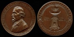 World Coins - 1894 Dutch – L. J. Veltman commemorative medal 