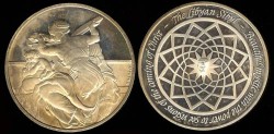 World Coins - 1975 Italy – The Lybian Sibyl by Guerrino Mattia Monassi for the Franklin Mint - Proof Silver (Only 19,412 Pieces Were Struck)