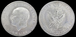 World Coins - 1960 Turkey 10 Lira UNC