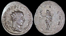 Ancient Coins - Trebonianus Gallus  Antoninianus - PAX AETERNA - Mediolanum Mint 