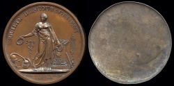 World Coins - 1802  France - Napoleon - Societe d'Encouragement by Pierre-Joseph Tiolier - A cliché of the medal