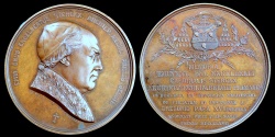 World Coins - 1867  Belgium - Cardinal Engelbert Sterckx, Death Medal: Archbishop of Mechelen, Belgium: Baptised Louis-Philippe, Crown Prince of Belgium by Charles Wiener and JP Groolaers
