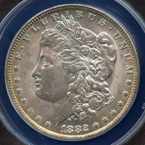 US Coins - 1882o Morgan Dollar ANACS MS63