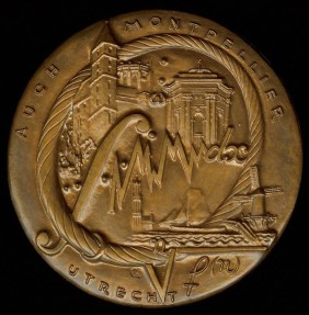 World Coins - 1955 France – French Mathematician Arnaud Denjoy Commemorative Medal 