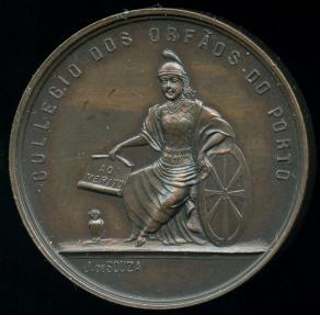World Coins - 1820  Portugal - Colégio dos Orfãos do Porto Commemorative Medal by J. de Souza