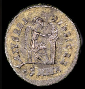 Ancient Coins - Aelia Flaccilla Ae4 - SALVS REIPVBLICAE - Heraclea Mint 