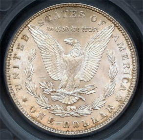 US Coins - 1886 Morgan Dollar SEGS MS63