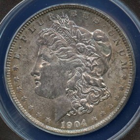 US Coins - 1904o Morgan Dollar ANACS MS61
