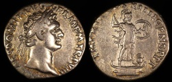 Ancient Coins - Domitian Denarius - IMP XIX COS XIIII CENS P P P - Rome Mint