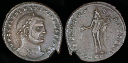 Ancient Coins - Galerius Ae Follis - GENIO IMPERATORIS - Heraclea Mint 