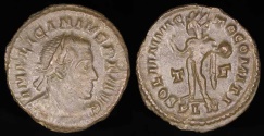 Ancient Coins - Licinius I Follis - SOLI INVICTO COMITI - London Mint