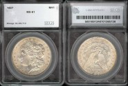 Us Coins - 1887 Morgan Dollar SEGS MS61