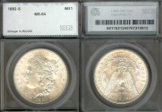 Us Coins - 1882s Morgan Dollar SEGS MS64