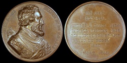 World Coins - 1840 France - Henry IV, "Good King Henry", Bourbon King of Frace and Navarre from (1572-1610) by Baron de Puymaurin and Armand-Auguste Caqué for the "Kings of France Series" #63