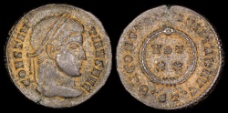 Ancient Coins - Constantine I Ae3 - D N CONSTANTINI MAX AVG - Ticinum Mint