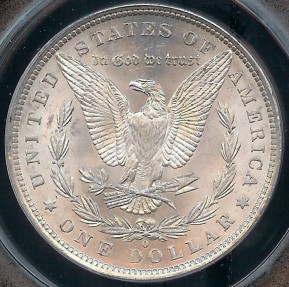 US Coins - 1884o Morgan Dollar ANACS MS63