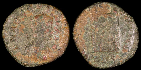 Ancient Coins - Arcadius Ae4 - GLORIA REIPVBLICE - Thessalonica Mint 