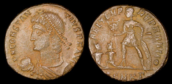 Ancient Coins - Constantius II Centenionalis - FEL TEMP REPARATIO - Cyzicus Mint