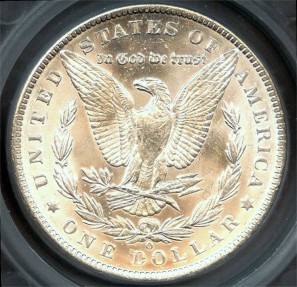 US Coins - 1900o Morgan Dollar SEGS MS63