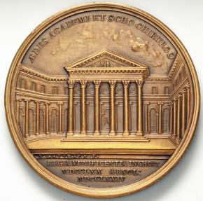 World Coins - 1774 France - Luis XVI - The School of Surgery by Pierre-Simon-Benjamin Duvivier and Nicolas Marie Gatteaux