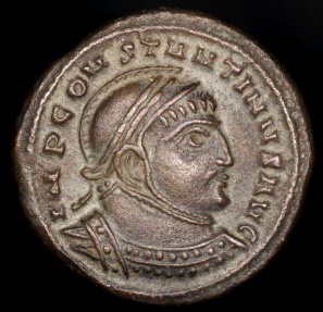 Ancient Coins - Constantine I Ae3 - VICTORIAE LAETAE PRINC PERP - Siscia Mint